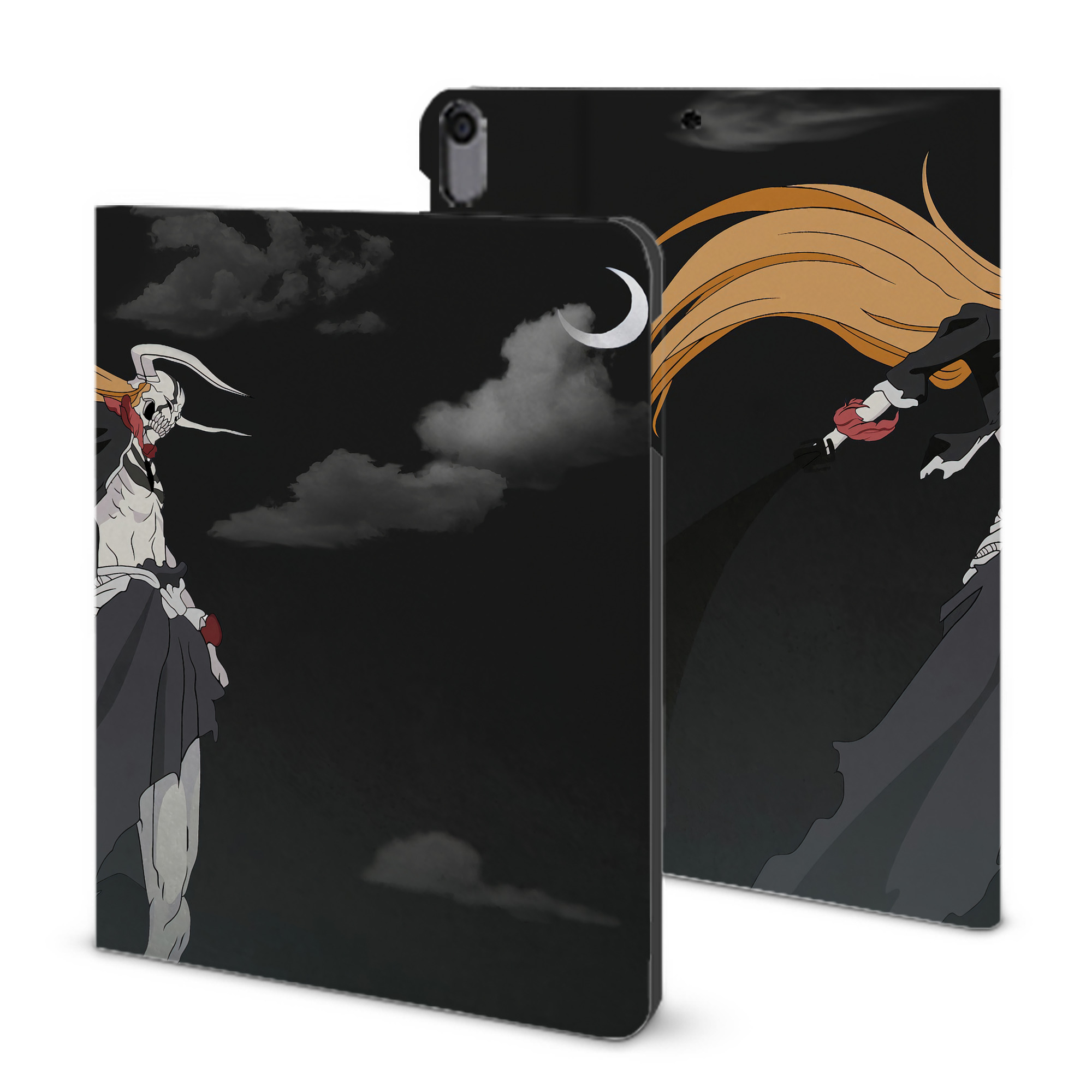 （画像用） ブリーチ BLEACH IPad ケース ブック型 PUレザー TPU 耐衝撃 軽量 薄型 ペン収納なし 全面保護 IPad 各モデル対応